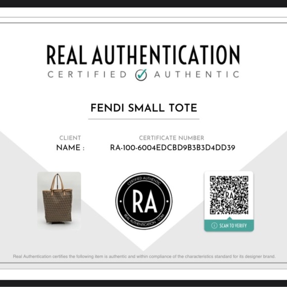 Auth Fendi Zucchino Bucket Tote - Picture 14 of 14